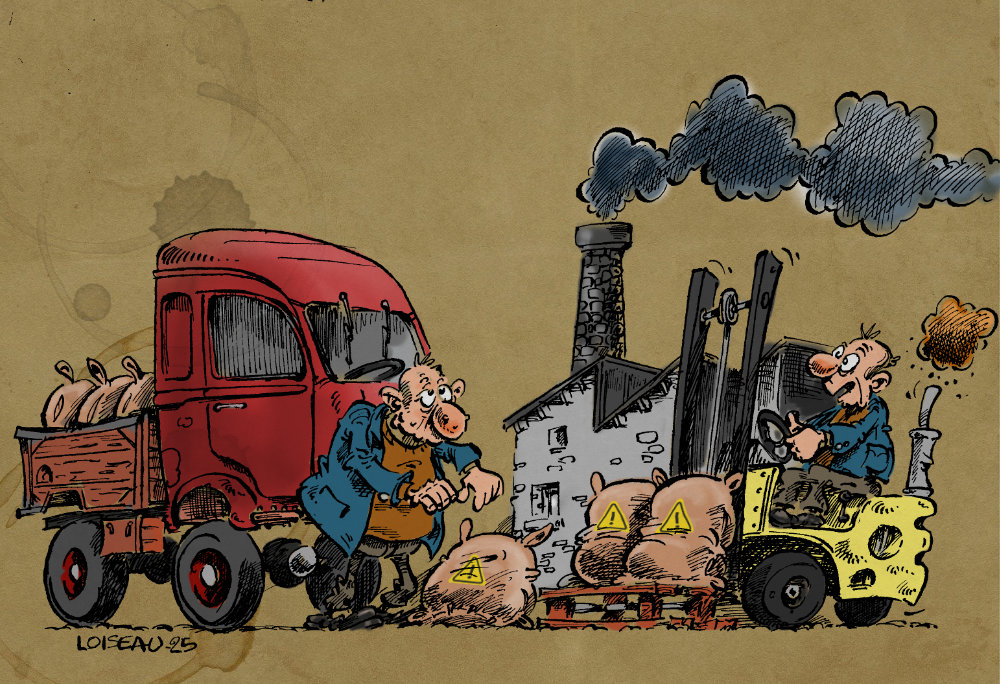 chargement à l'usine