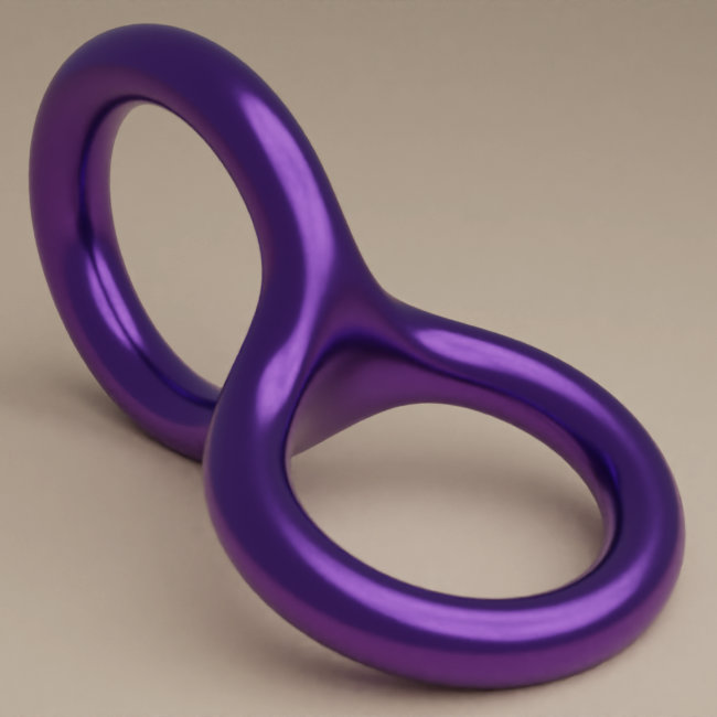 pièce en métal anodisé