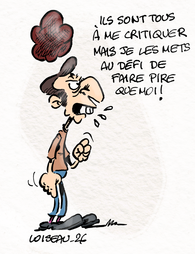 Macron n'accepte pas que l'on mette en doute sa puissance de nuisance
